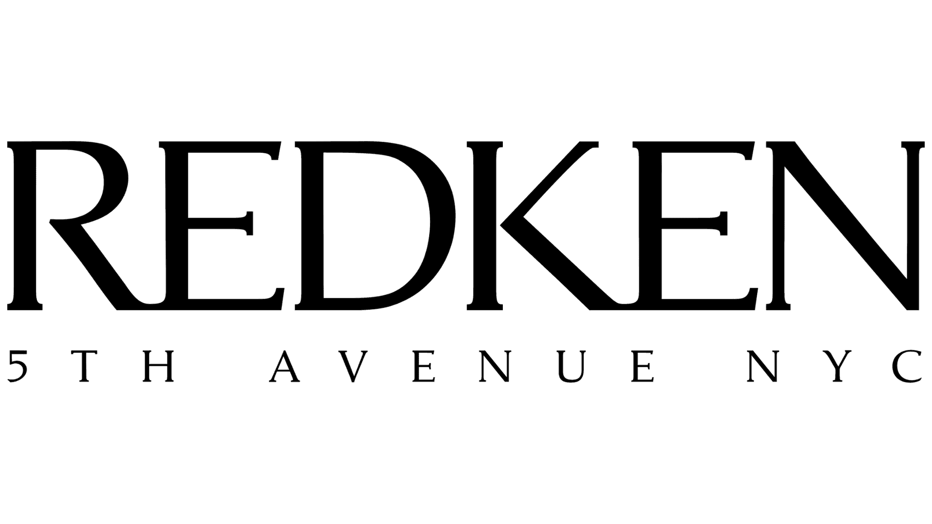 REDKEN 5TH AVENUE NYC logo in bold black text.
